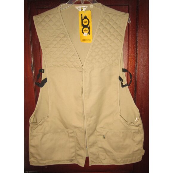 VTG New Men's Bob Allen XXL Trap Duck Shooting Vest Quilted Gun Pad Batting USA - Picture 1 of 3